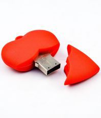 XElectron Heart 16 GB Pen Drives Red