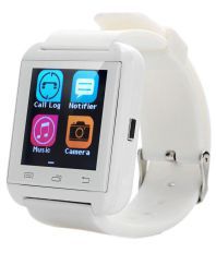 ROOQ U8 White Bluetooth Smart Watch
