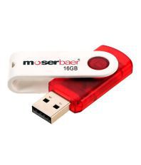 Moserbaer Swivel 16 Gb Pen Drive With 8 Gb Micro Sdhc Mem...