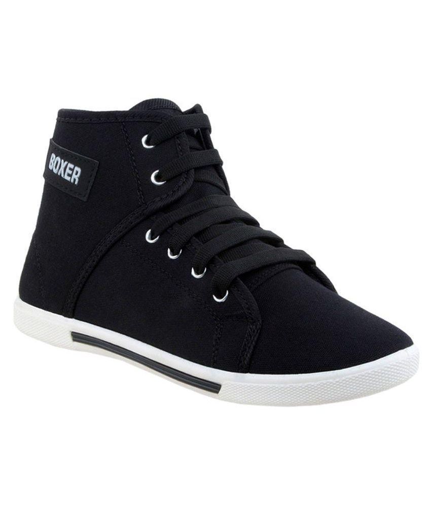 Clymb Black Canvas Shoes Price in India Buy Clymb Black