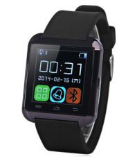 Ooze MDI-U8 Black Bluetooth Smart Watch For Android/IOS