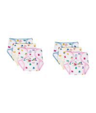 Baby Joy New Born Babies Inside Outside Printed Cotton Diap...