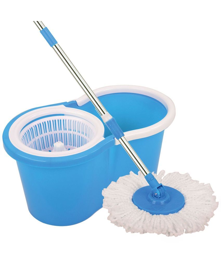 Concepts Blue Polypropylene Spin Mop Buy Concepts Blue Polypropylene