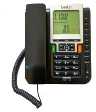 Beetel M71 Grey Black Corded Landline Phone Grey