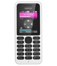 Nokia Nokia 130 Dual Sim White ( 256 MB White )