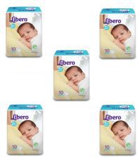 Libero White Diaper Pants - Pack of 5