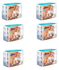 Libero Large Regular Diapers - Pack of 6