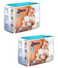 Libero Small Regular Diapers - Pack of 2