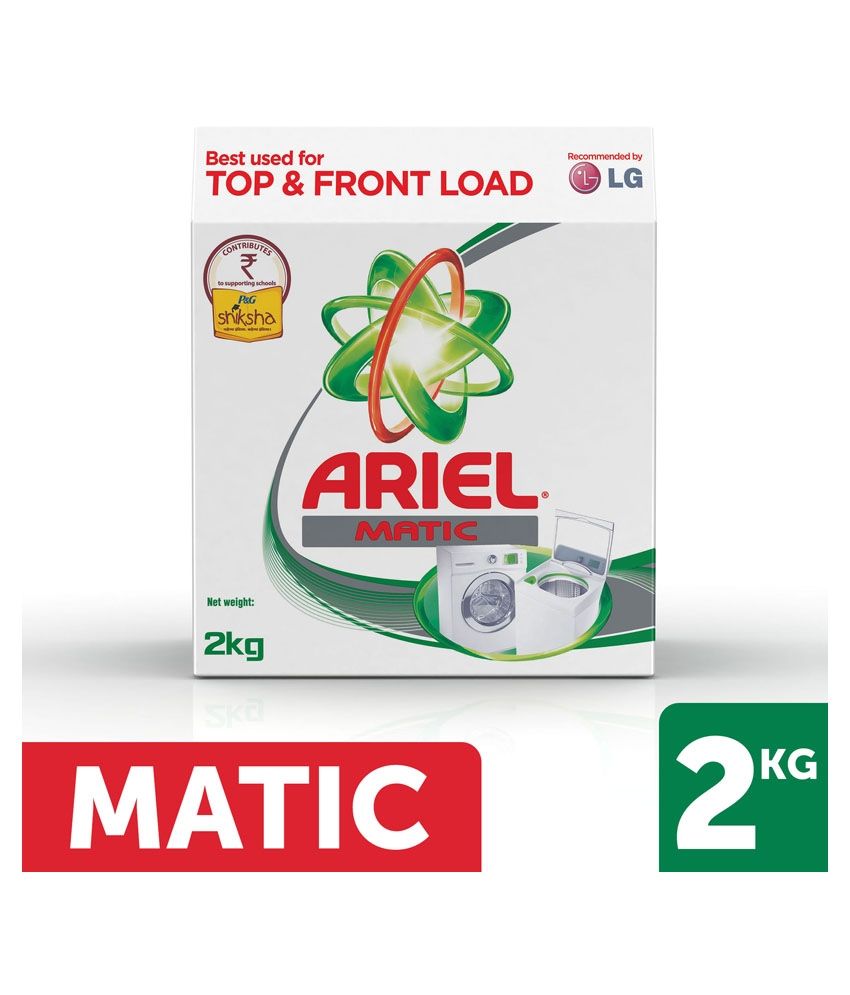Ariel Matic Washing Detergent Powder 2 kg Pack Buy Ariel Matic Washing