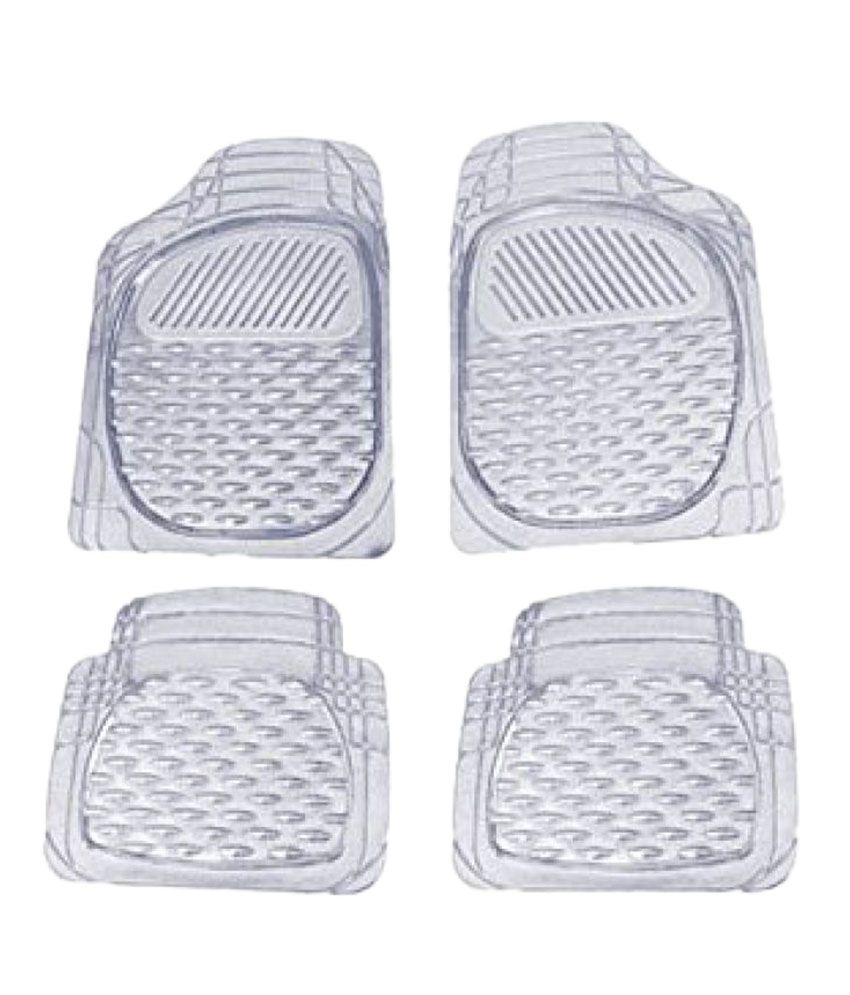 Enfield Works 2D Rubber Noodles Car Foot Mats Set Of 5 Silver Buy