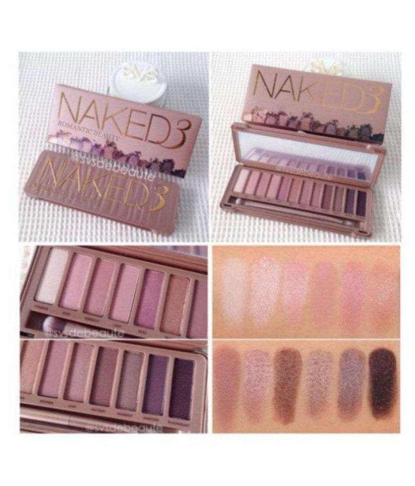 Urban Decay Naked Eyeshadow Palette Makeup Brush Set With Storage