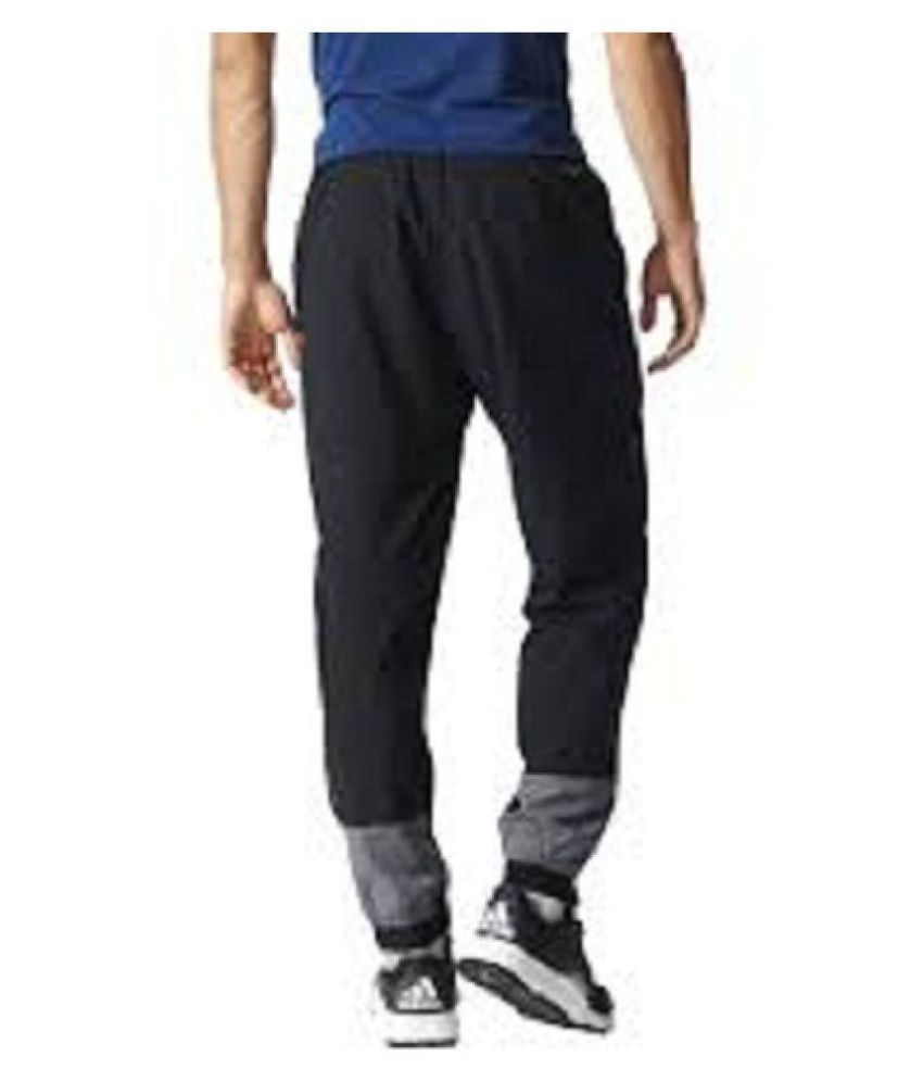 Adidas Navy Polyester Lycra Trackpant Buy Adidas Navy Polyester Lycra