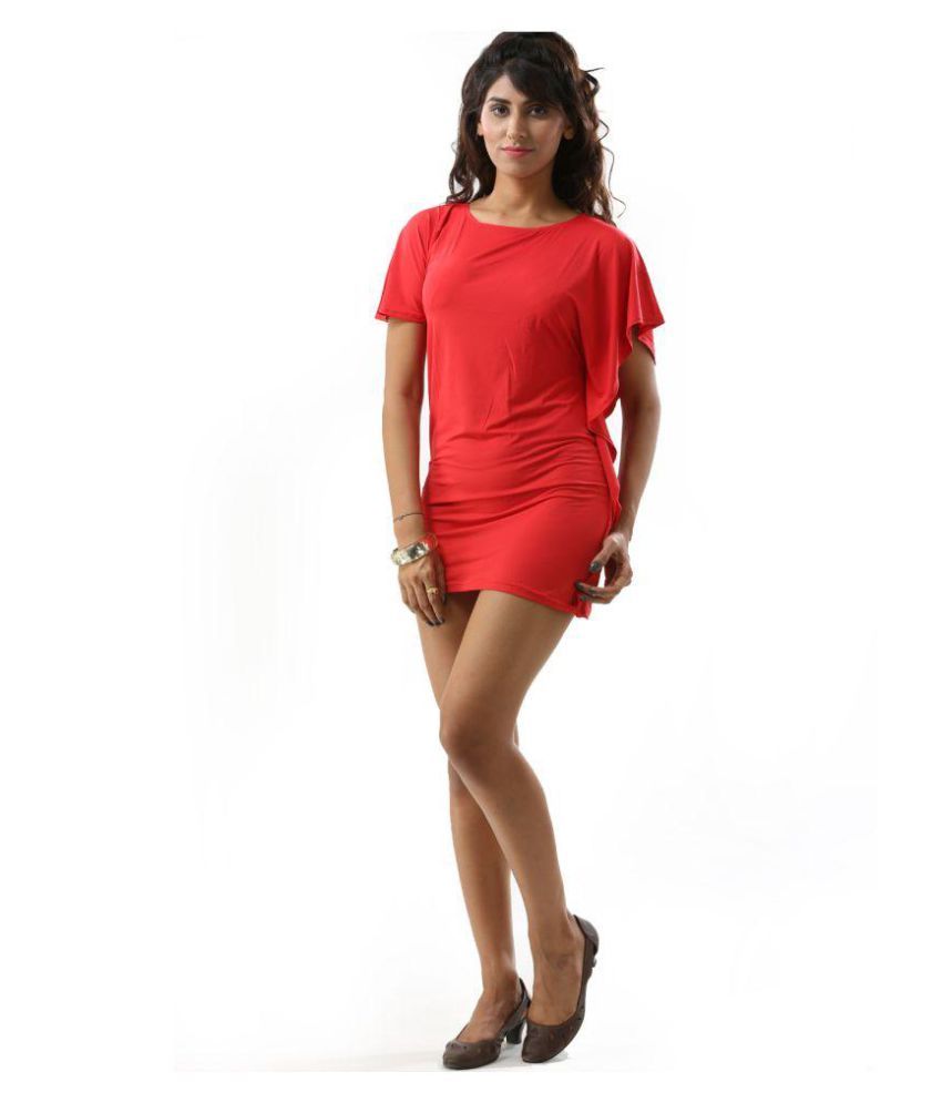 Fascinating Lingerie Cotton Lycra Red Dresses Buy Fascinating