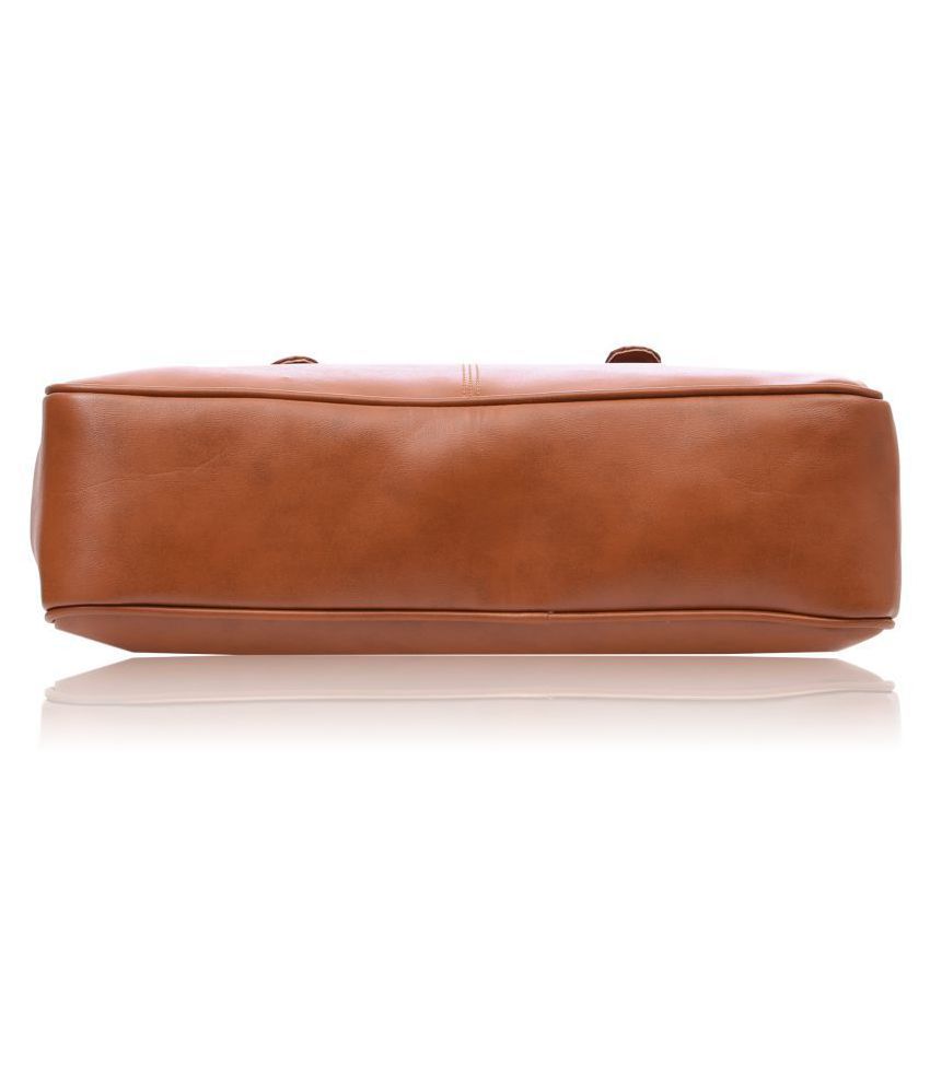 Belizza Tan Faux Leather Shoulder Bag Buy Belizza Tan Faux Leather