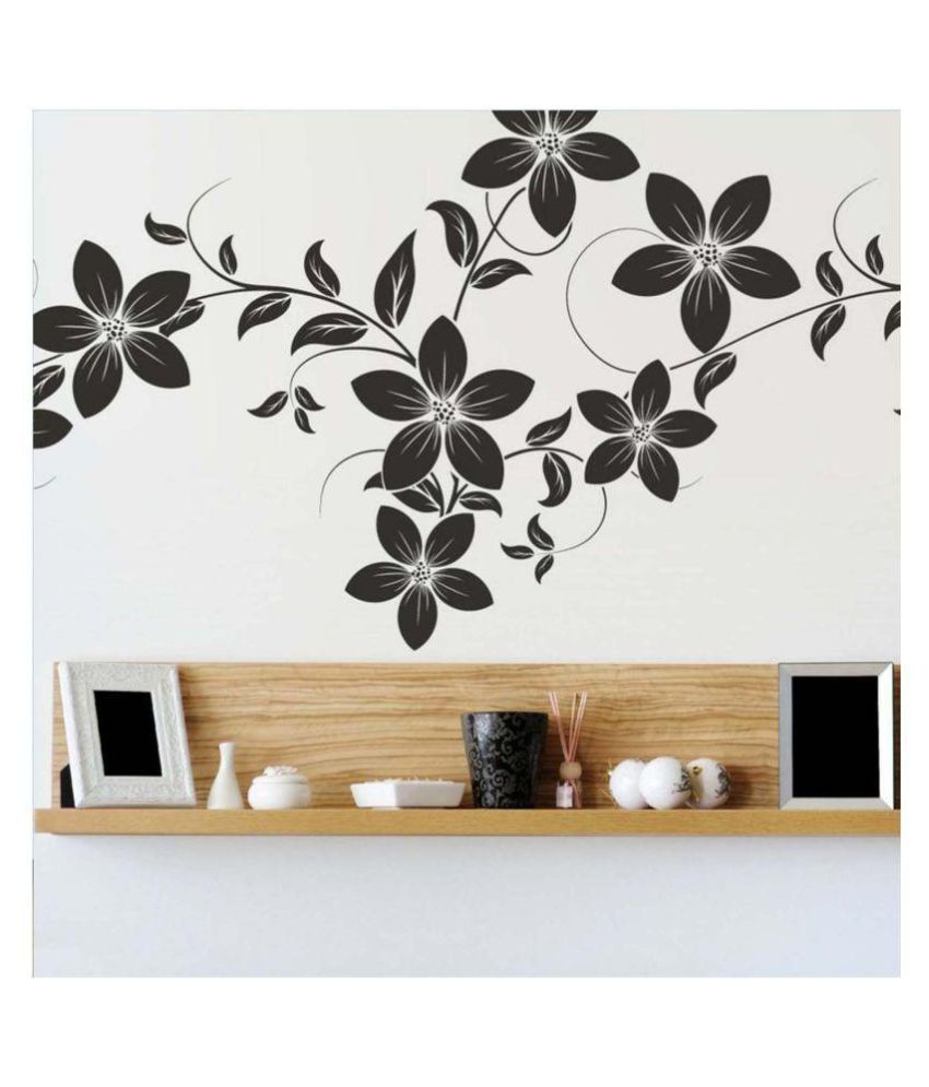 Buy Kayra Decor Flowers Reusable Wall Stencil In X Inches