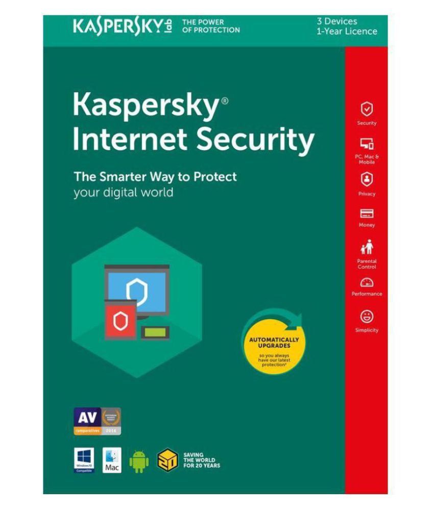 Kaspersky Internet Security 2018 3 PC 1 Year CD Buy Kaspersky