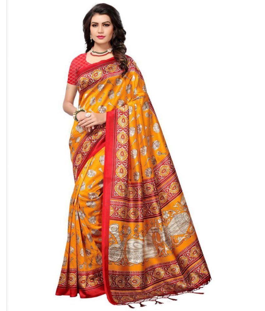 Shree Rajlaxmi Sarees Multicoloured Art Silk Saree Combos Buy Shree