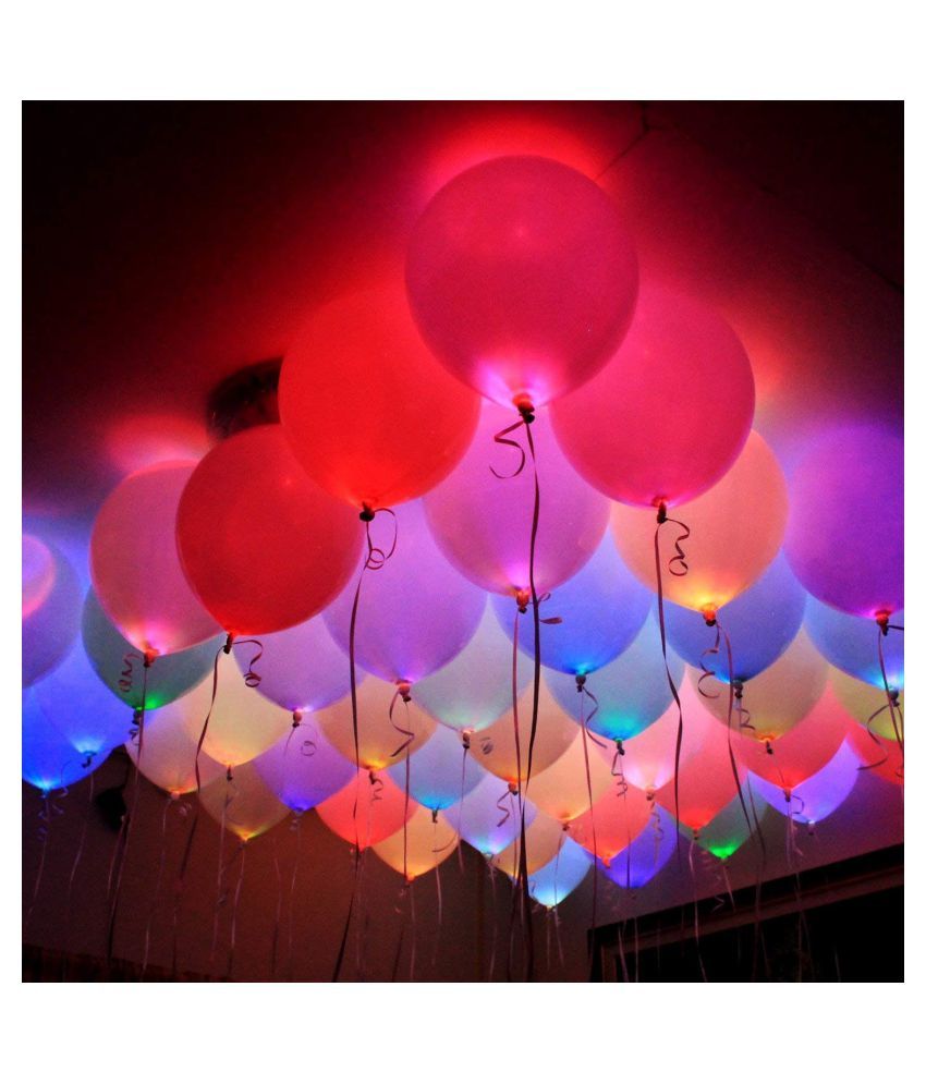 Pallabi S Party Propz Led Light Balloons Pack Of Or Led Ballons For