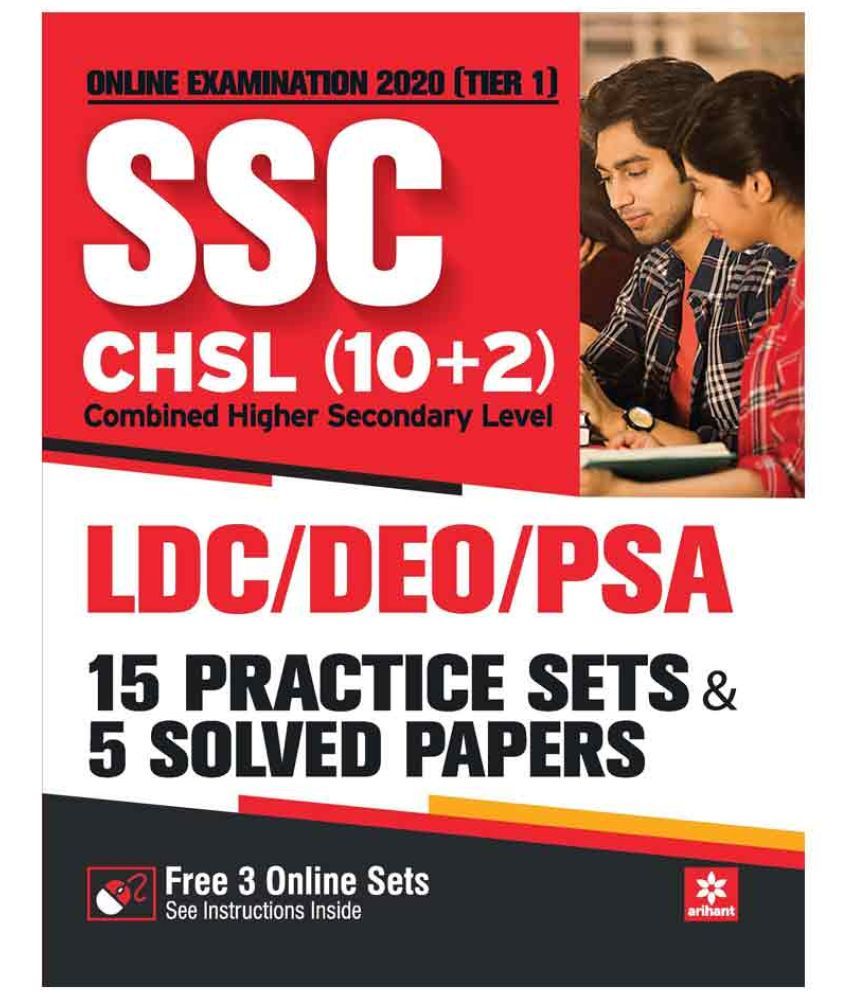 SSC CHSL Combined Higher Secondary Level 15 Practice Sets Solved