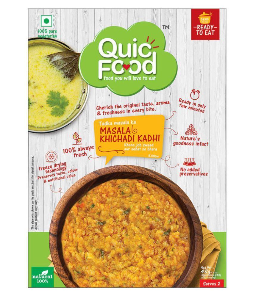 Quicfood Masala Khichadi Kadhi Instant Mix Gm Buy Quicfood Masala