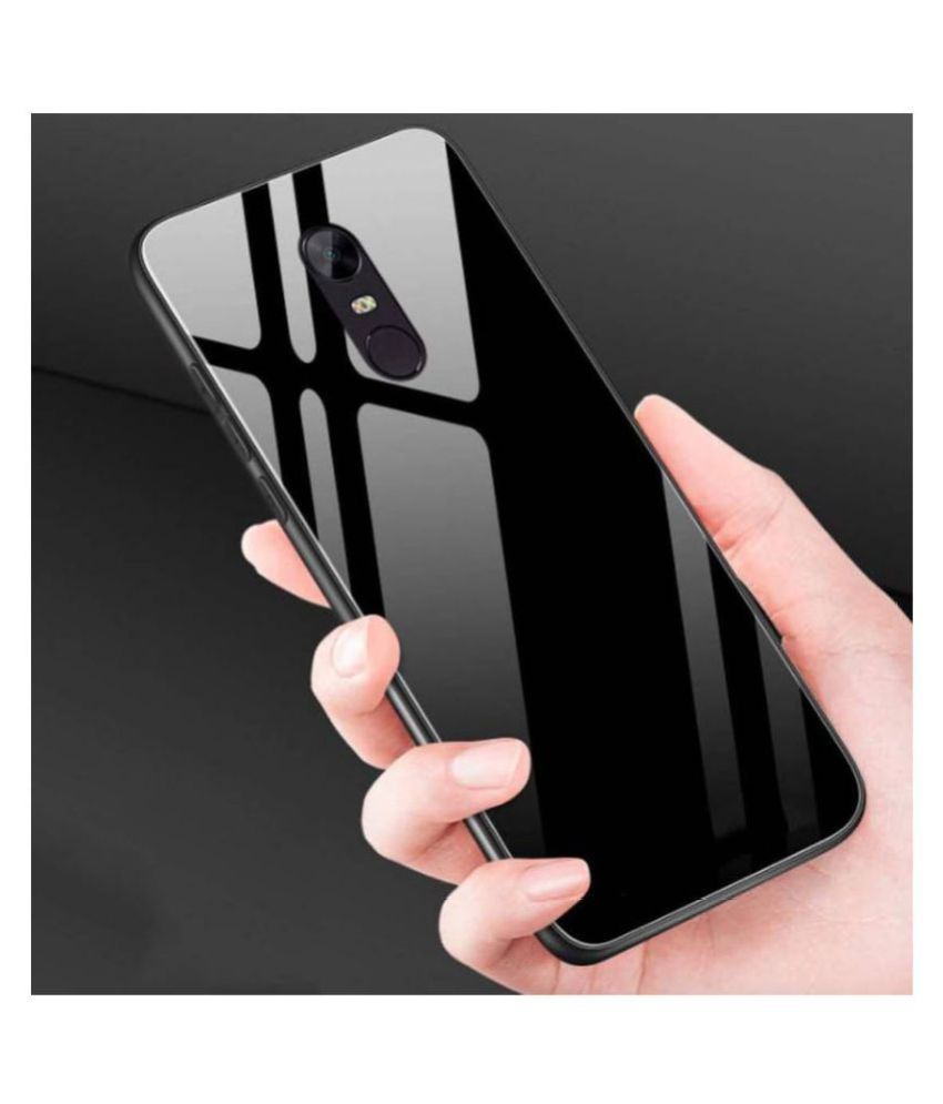 Xiaomi Redmi Note 5 Mirror Back Covers Doyen Creations Black 360