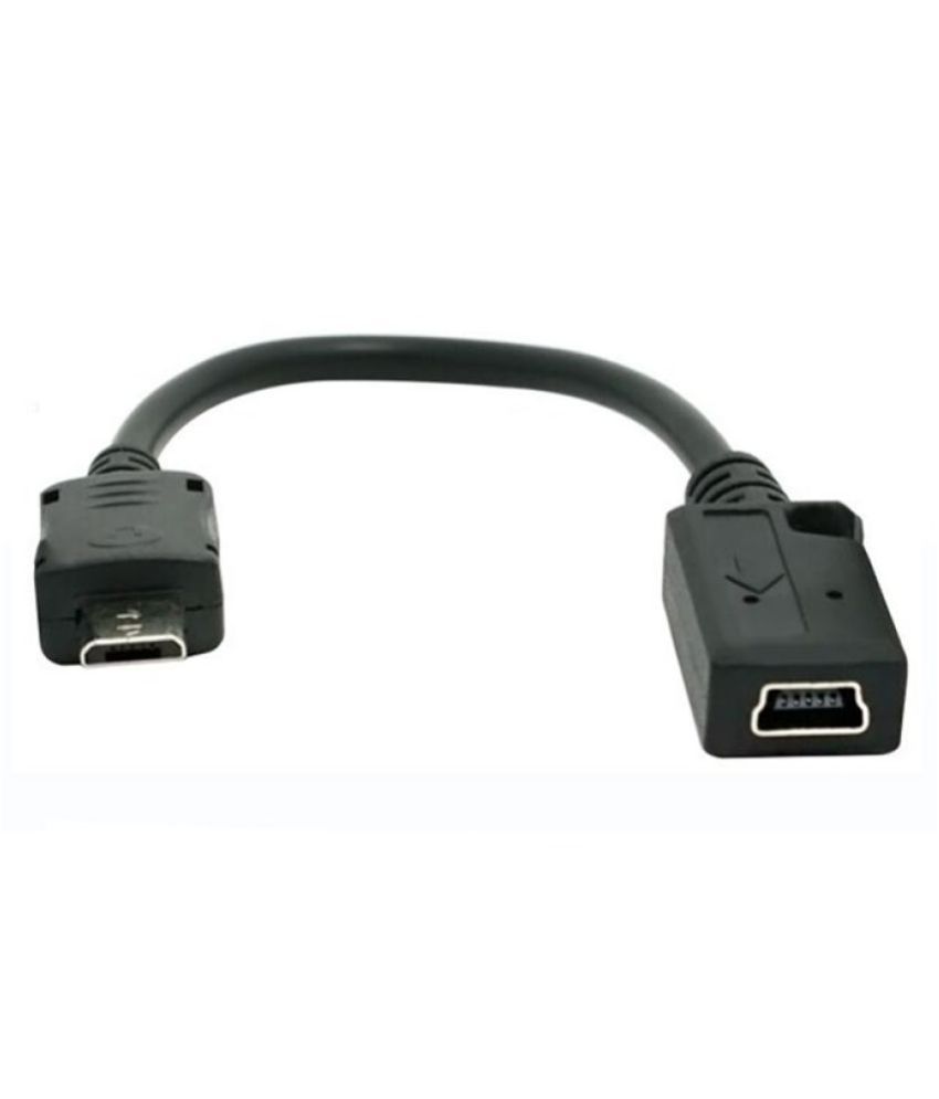 Hkecart Cm Short Mini Usb Female To Micro Usb Male Connector Adapter