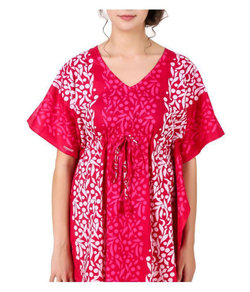 Buy Masha Cotton Nighty Night Gowns Pink Online At Best Prices In