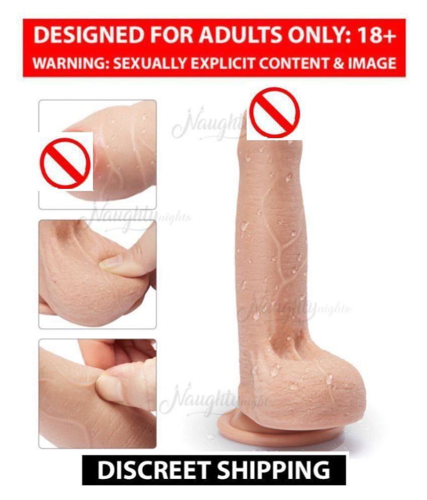 8 Inch ForeSkin Soft Realistic Sexual Dildo Real Feel Touch Buy 8
