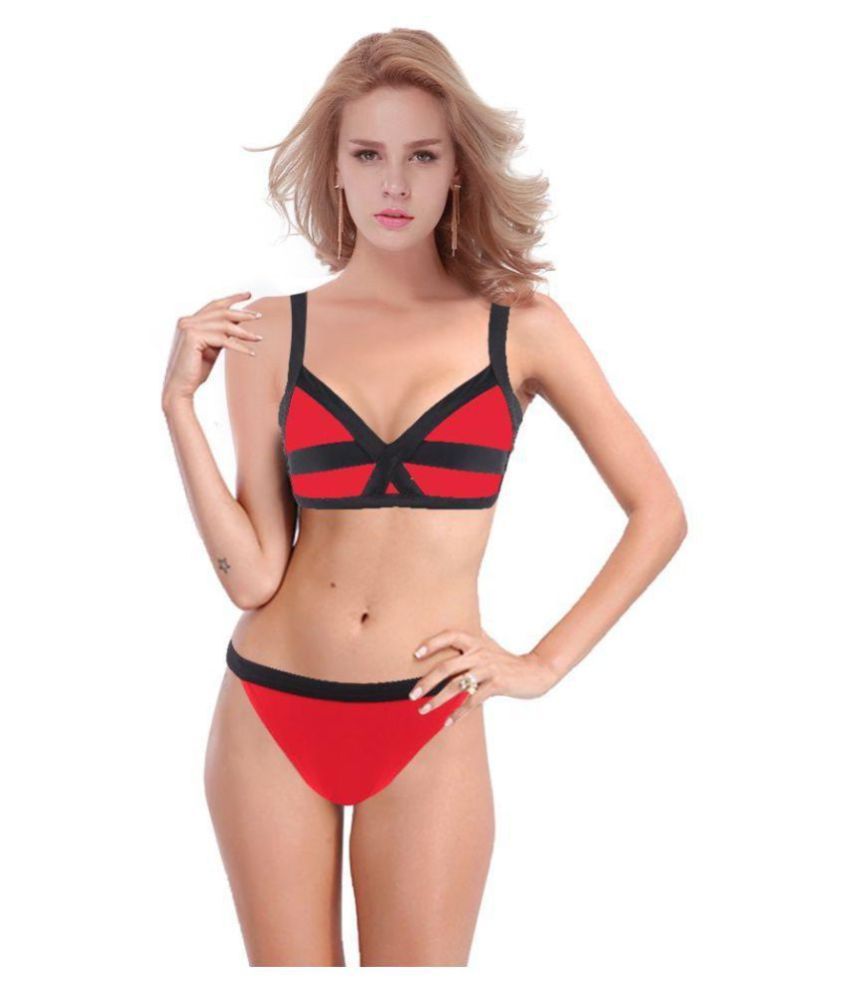 Buy Kaamastra Polyester Multi Color Bikini Online At Best Prices In