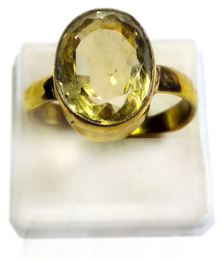 Certified Natural To Ratti Original Citrine Sunela Ring