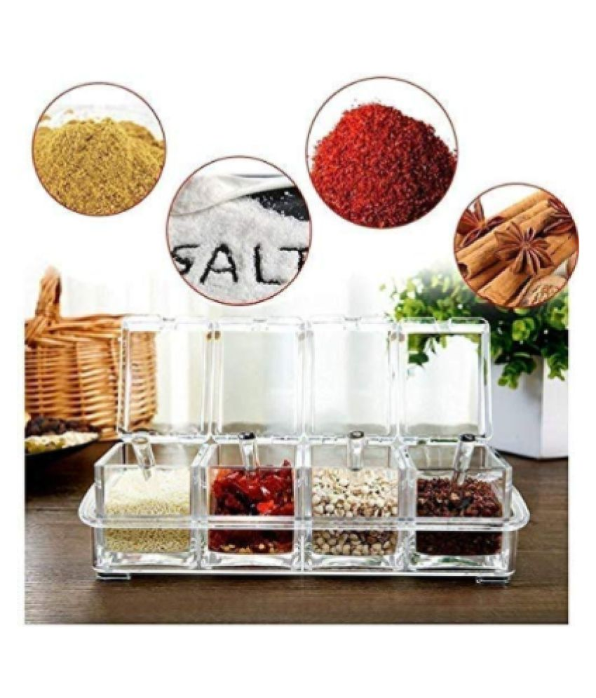 Nd Care Acrylic Spice Container Set Of Ml Buy Online At Best