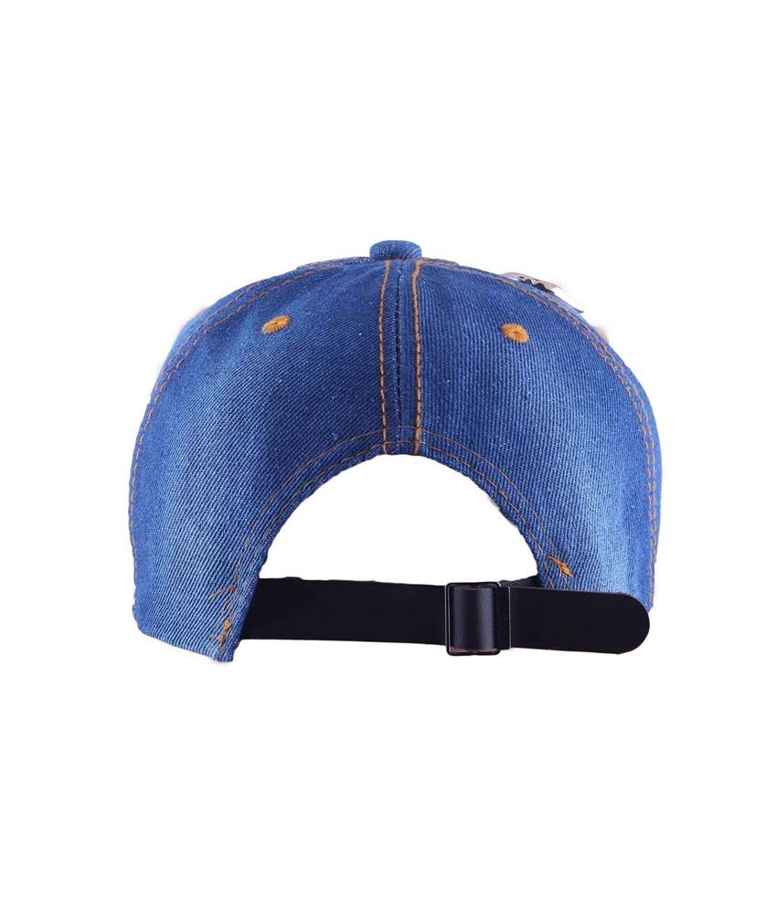 Fabseasons Blue Cotton Baseball Cap For Men Buy Online at Low Price in