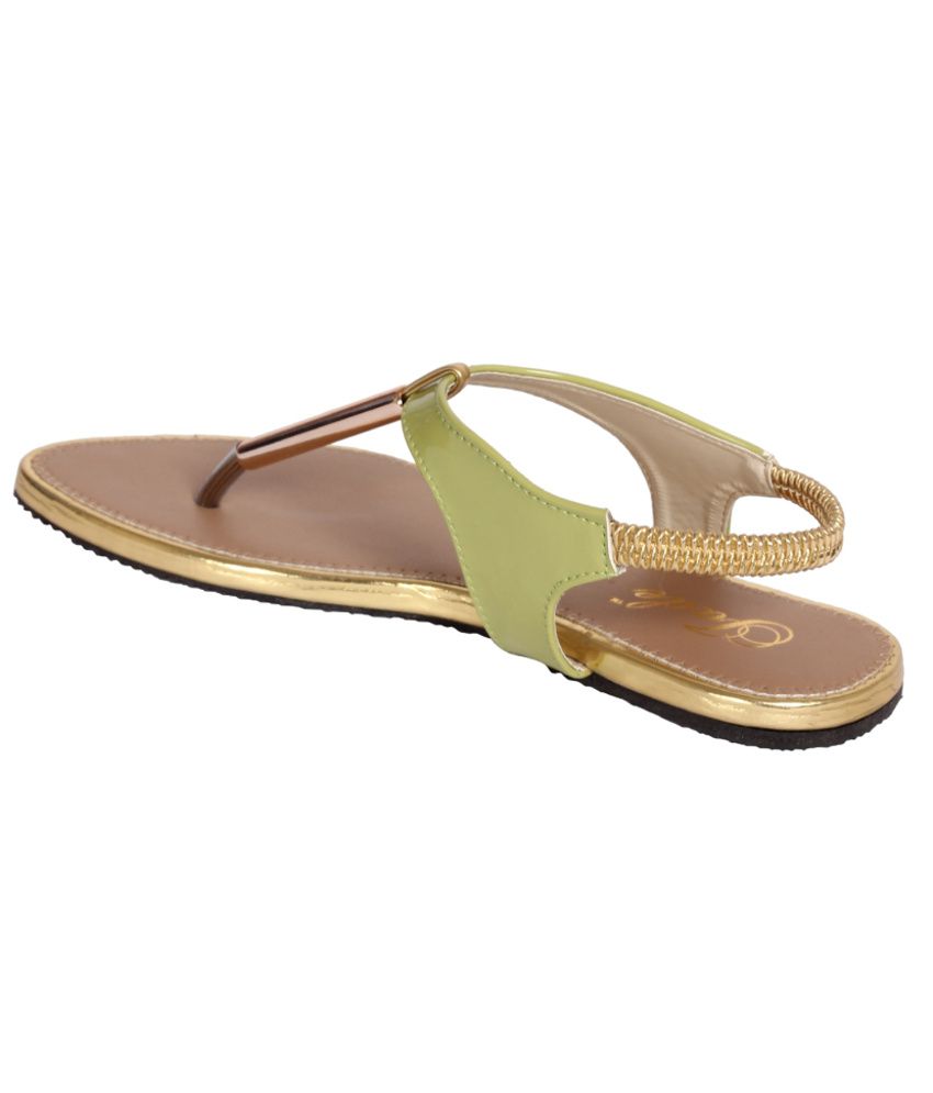 Jade Pretty Green Sandals Price in India- Buy Jade Pretty Green Sandals ...