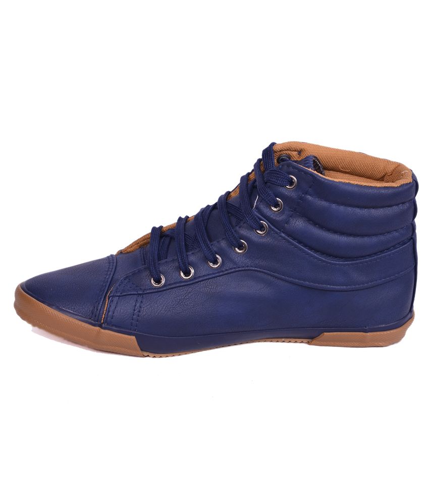 Glamour Ego Blue Canvas Shoe Shoes Buy Glamour Ego Blue Canvas Shoe