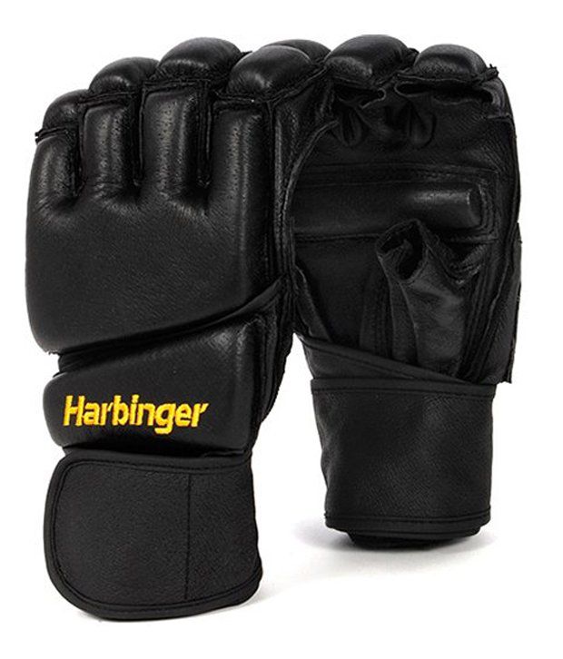 harbinger fingerless boxing gloves