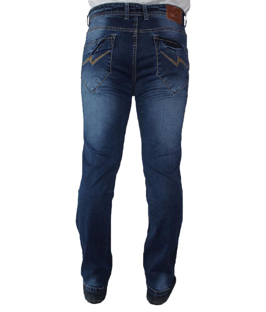 Nsum Blue Cotton Blend Jeans - Pack of 2 - Buy Nsum Blue Cotton Blend ...