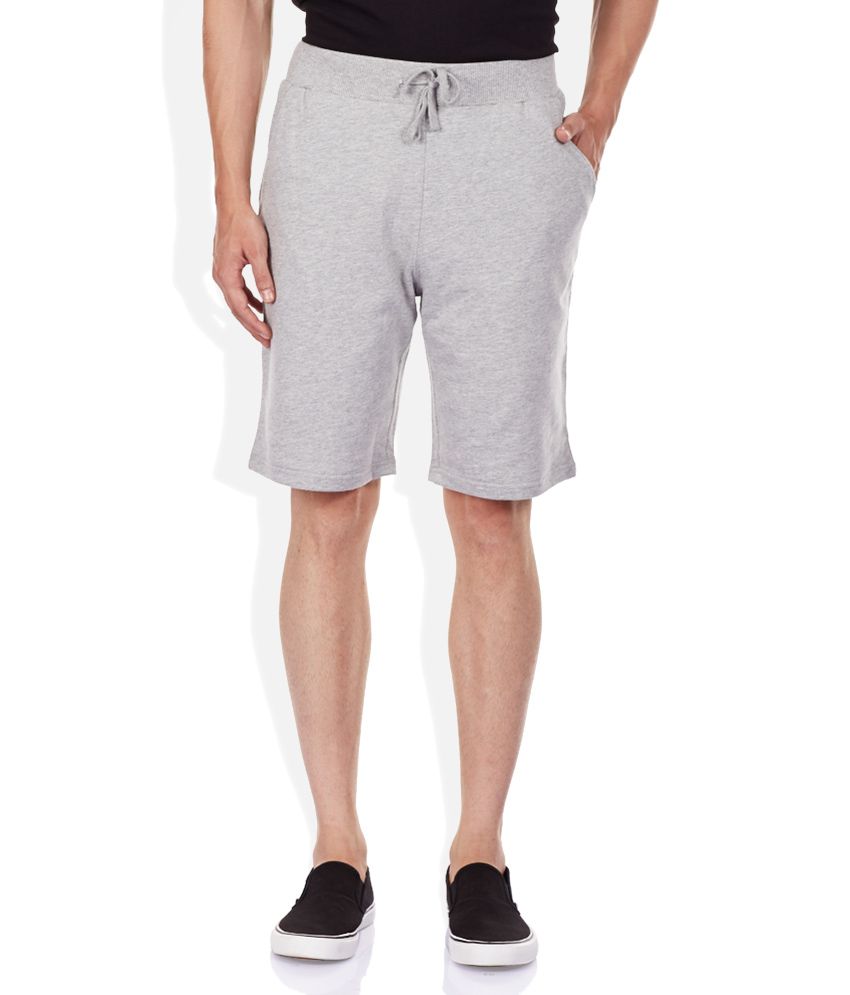 Giordano Gray Cotton Shorts - Buy Giordano Gray Cotton Shorts Online at ...