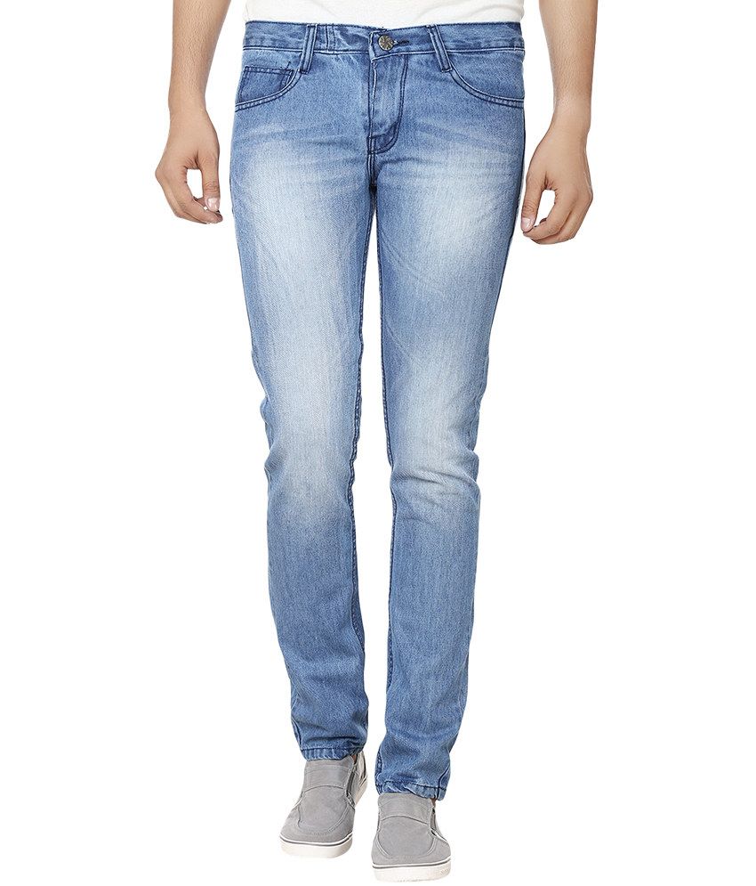 Club Vintage Faded Blue Denim Jeans - Buy Club Vintage Faded Blue Denim ...