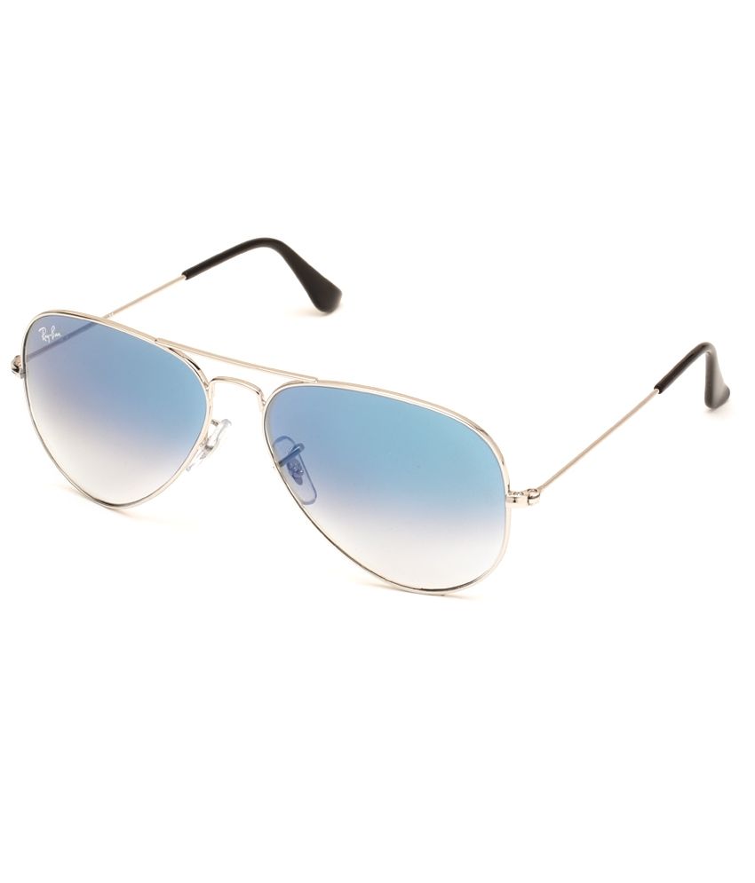 Ray-Ban Blue Aviator Sunglasses ( RB3025 003/3F 58 ) - Buy Ray-Ban Blue ...