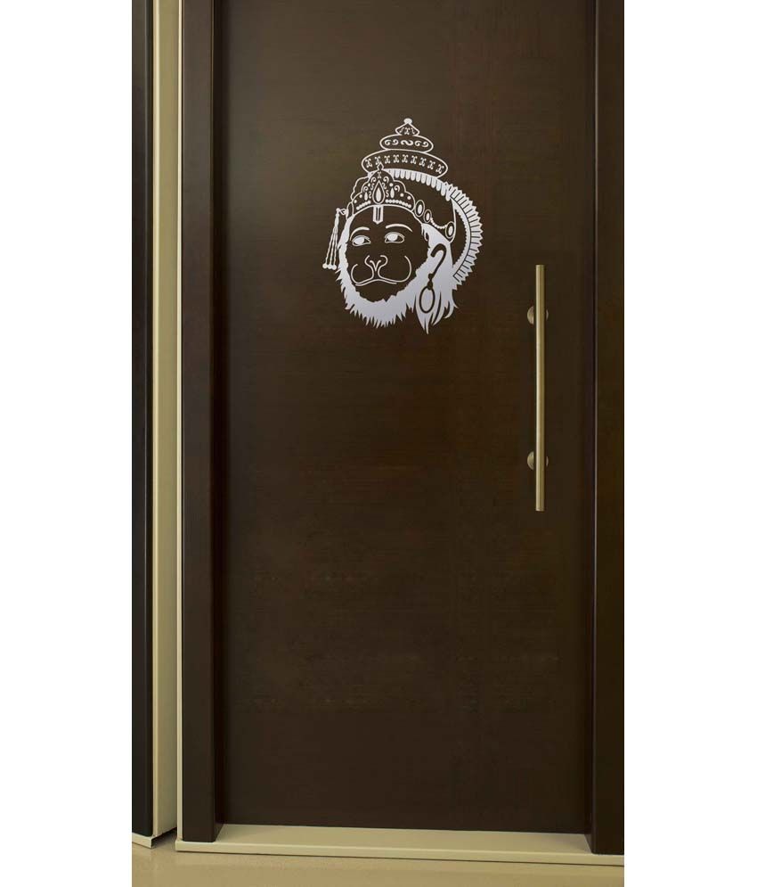 WallDesign Hanuman Shining Silver Wall Sticker (Large) Buy WallDesign