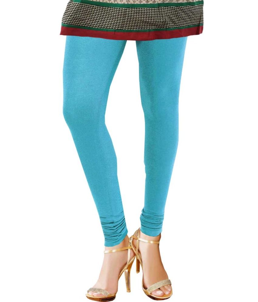 sky blue lycra pants