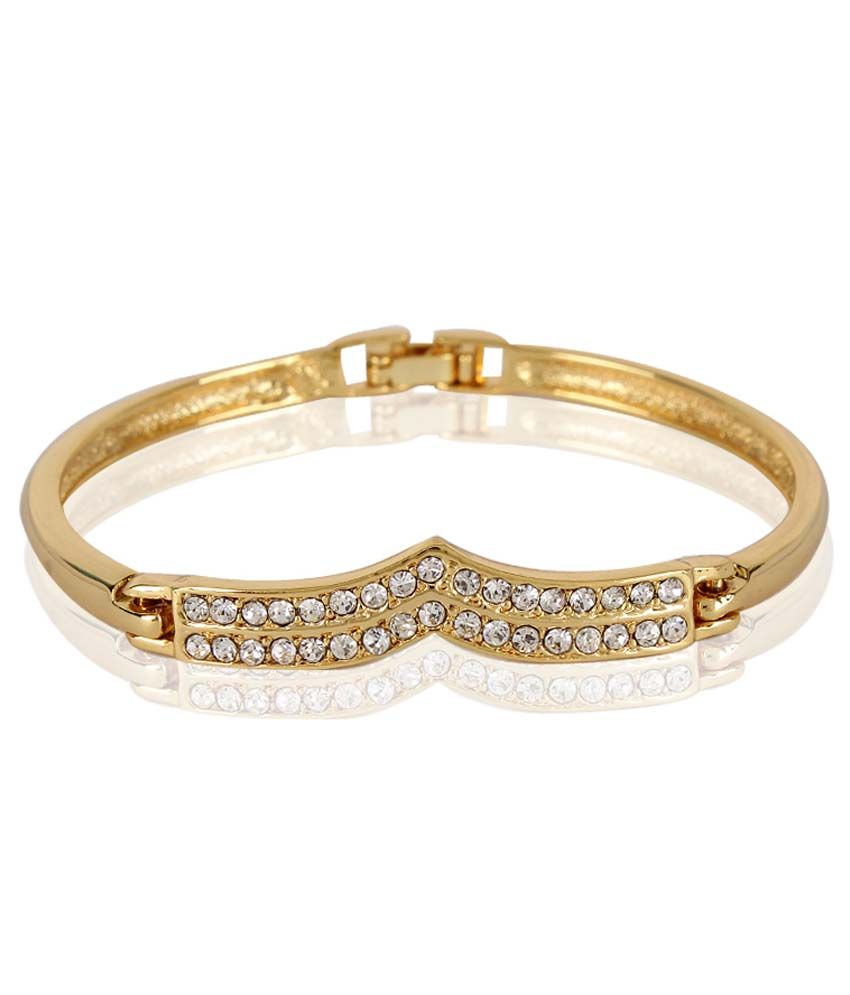 Estelle Gold Plated Bracelet With Crystals Buy Estelle Gold Plated