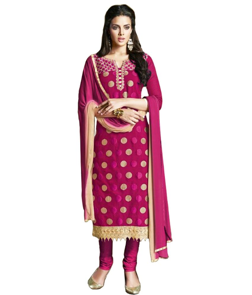 rani pink colour dress