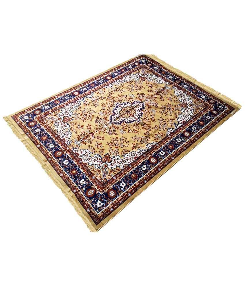 JK Handloom Royal Cream Luxury Handstitch Kashmir Carpet 6 ...