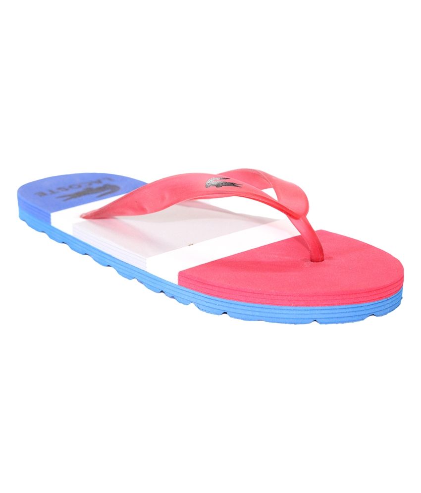 lacoste flip flops price