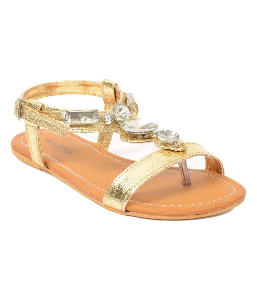 rhinestone leather sandals