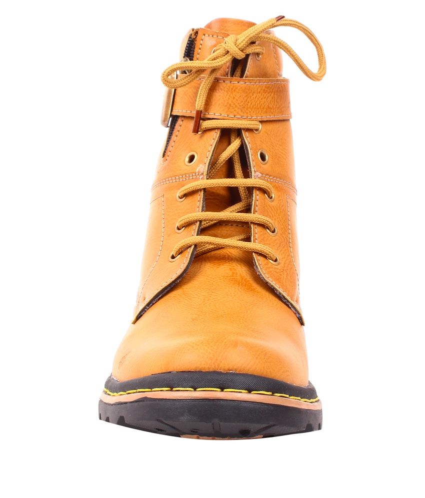mid length tan boots
