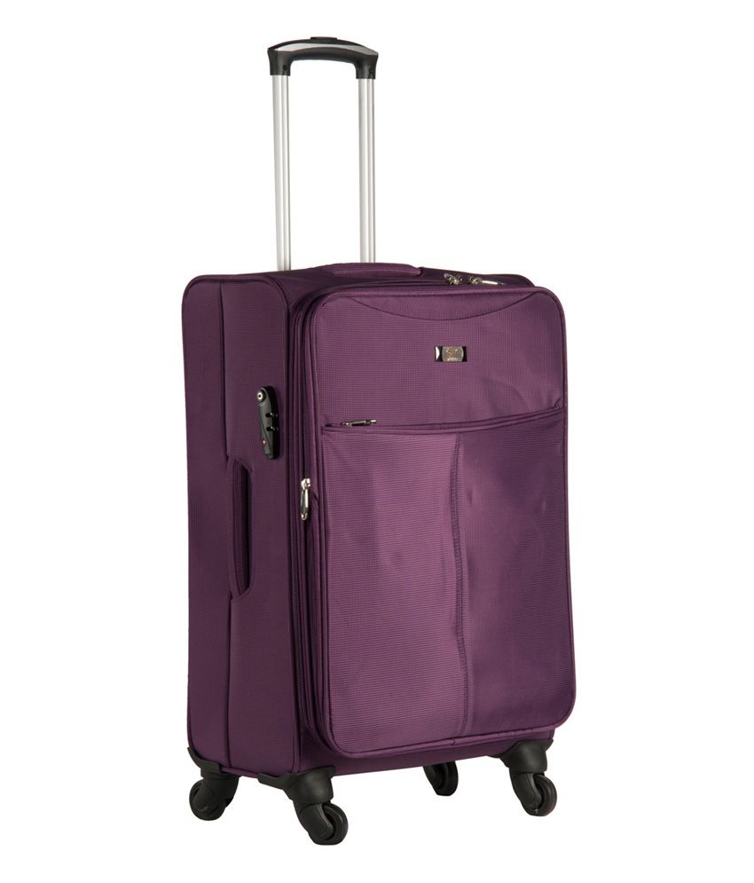 Sprint Purple Polyester Trolley Suitcase - Buy Sprint Purple Polyester ...