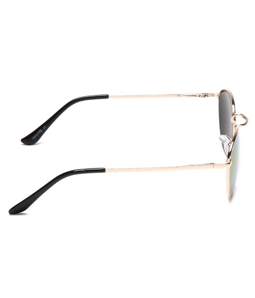 Vibhinn Fb-1022gl-mg Golden Metal Round Unisex Sunglasses - Buy Vibhinn ...
