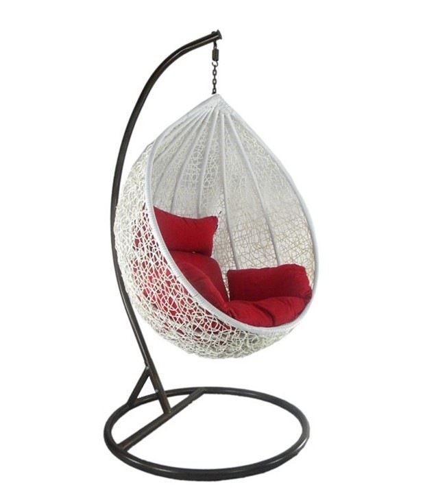 One Seater Hanging Swing Chair With Cushions Buy One